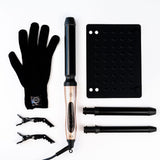 Complete H2D curling wand gift set packaging