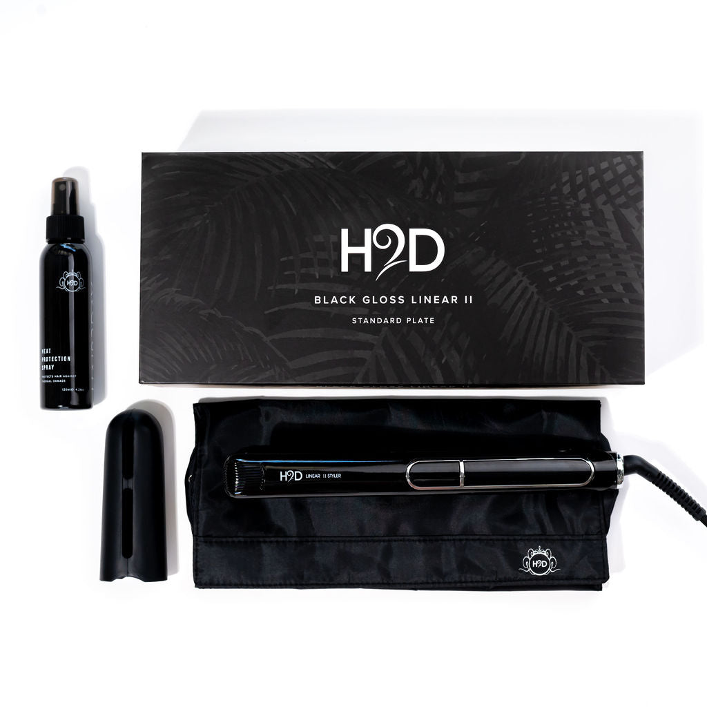 H2D Linear II professional hair straightener with ceramic plates