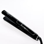 H2D Glossy Black Linear II professional hair straightener with ceramic plates
