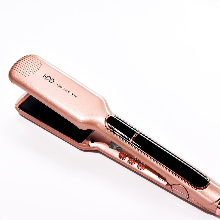 H2D Linear II Rose Gold Wide Plate