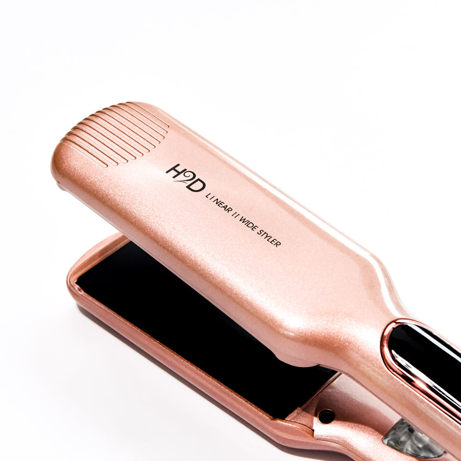 H2D Linear II Rose Gold Wide Plate
